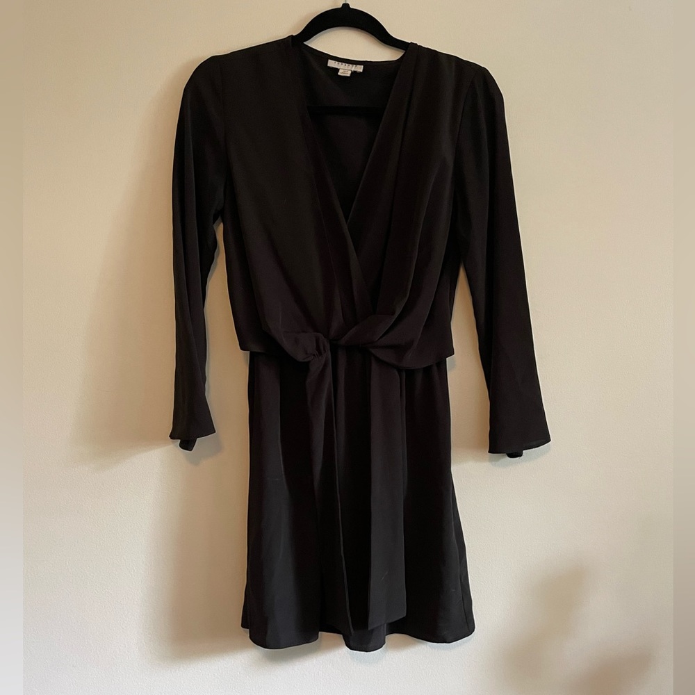 Top shop wrap blouse